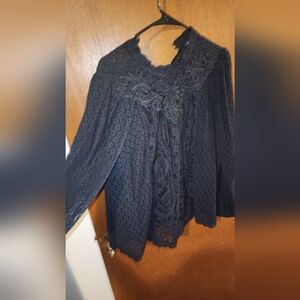 Torrid Long Sleeve lace top.